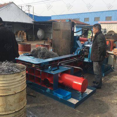 Compactador de sucata metálica de construção em aço durável com baixos requisitos de manutenção