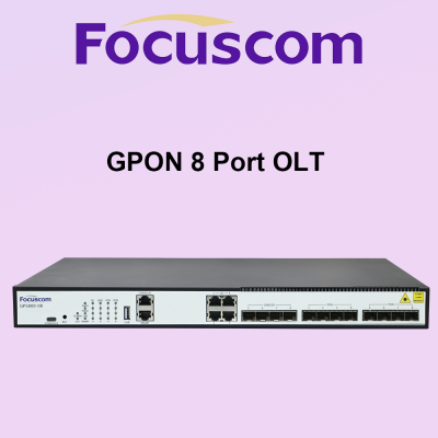GPON 8-портовый OLT для проекта Focuscom FTTH GPON OLT GP5800-08