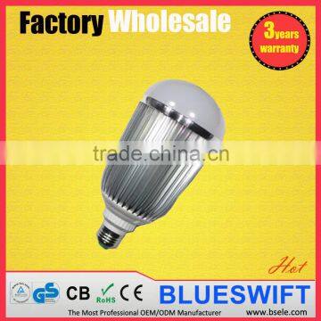 Indoor AC85-265V 9w E27 LED Light Bulb