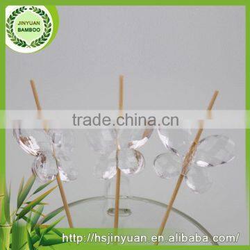 Low price excellent quality bamboo food fruit picks with knotted