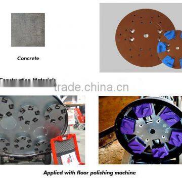 Concrete polishing plates