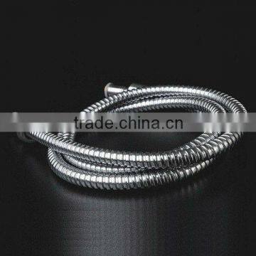 portable stainless steel single lock hook shower hose,3m