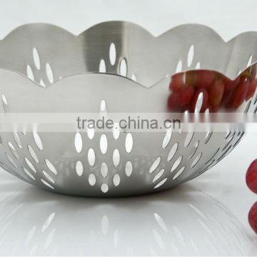 STAINLESS STEEL FRUIT BOWLS RAIN PUNCH