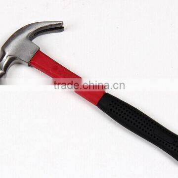 American Type claw hammer with half plastic coated handle