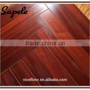 Realistic Surface Texture Engineered Herringbone Wood Flooring