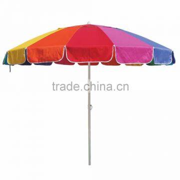 Folding Round Sun Umbrella Shelter Tent Outdoor Beach Rainbow Umbrella Quality Choice photo-2