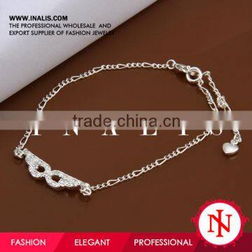 2014 wholesale 925 sterling silver anklets A004