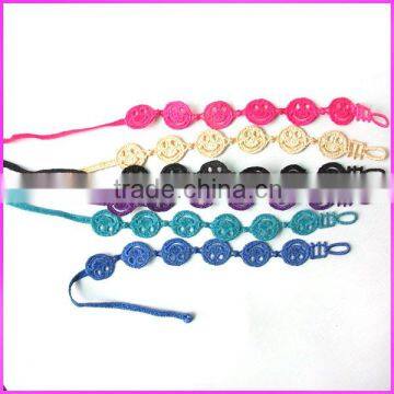 FL0908 Wholesale Woven Italy Lace Bracelet,Smile Lace Bracelet,Embroidered Bracelet