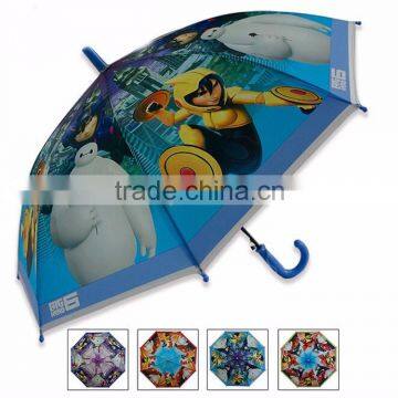 Hot sale cartoon plastic child umbrella made in China