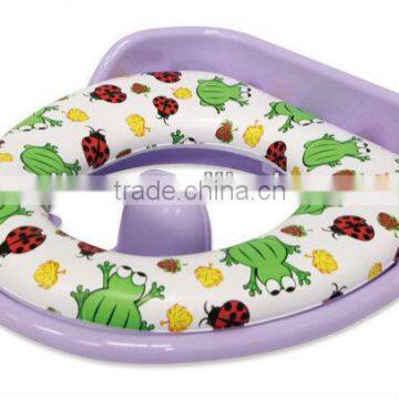 PM1818R Cushion Potty Seat with Plastic Backing & Detachable Splash Guard