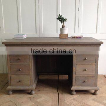 antique french white writing desk
