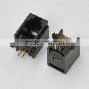 RJ11 Side entry PCB Jack