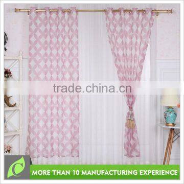 Shaoxing textile Luxury Window use print hotel blackout curtain