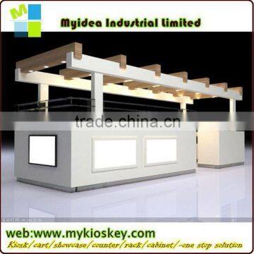 Professional kiosk factory price customize mall eyebrow threading kiosk with all your demands