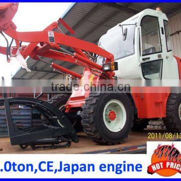 mini wheel loader with Yanmar engine,Wider tyre:12-16.5 and ROPS