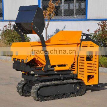 mini crawler dumper,load 500kgs,hydraulic transmission,1447mm ultrahigh dumping height