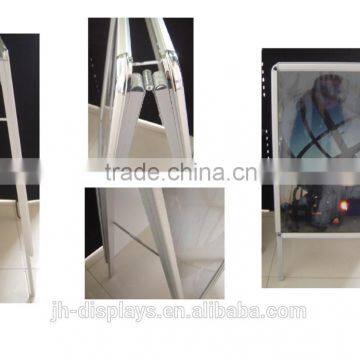 Open Snap Front Loading Professional Poster Stand Double Side photo-4
