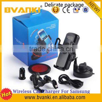 Wireless Car Charger Dock Windshield Car Mount Air Vent Mount Holder for Samsung Galaxy S6 Edge
