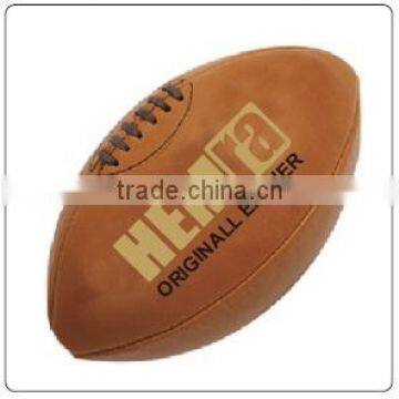 wholesale customized advertising real leather antique football