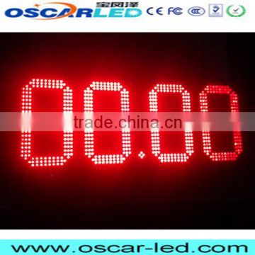 outdoor led board screen sign led electronic shenzhen manufacturer led gas/petrol station price sign p10mm 7 segment 8 inch led