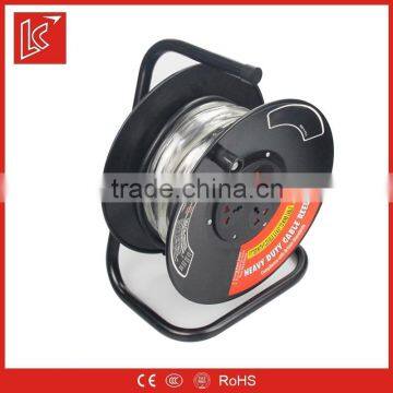 50m power cable reel socket 16A 250V European socket H05VV-F 3G1.5mm2