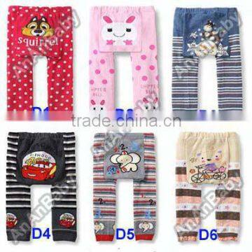 Printed Cartoon Baby Tight Pants Toddler Warmers Jeans