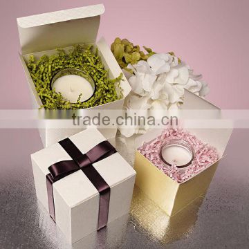 Customized high quality paper candle packaging