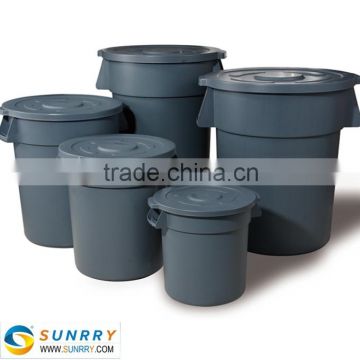 Recycle Round Recycling Container Gray Round Recycling & Waste Barrel 208.2L Round Container made of PE (SY-RB34E SUNRRY)