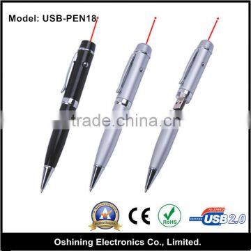 Top Selling Promotional Classic Style Metal Laser USB Pendrive (USB-PEN18)