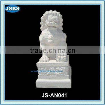 hand carved chinese marble foo dogs