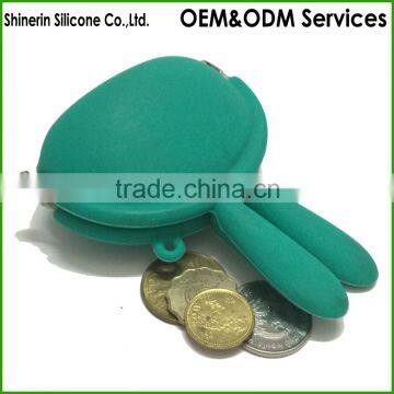 Mini Coin Wallet Bag Silicone Rabbit Coin Purse for Kids for Gifts