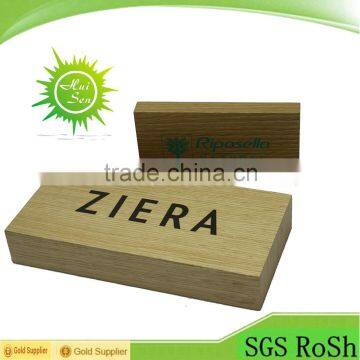 Manufacturer Wood Logo Block With OEM/ODM photo-5