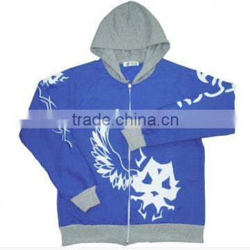 Men fancy custom hoodies , wholesale plain hoodies with zipper