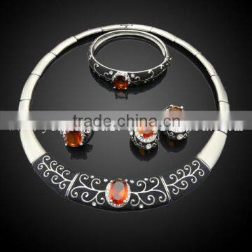 nigerian coral beads jewelry display set