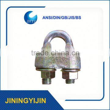 China Supplier Galv Malleable Wire Rope Clips Din1142