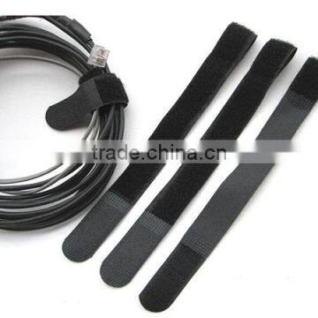 Adjustable colors back to back Hook and loop straps cable tie