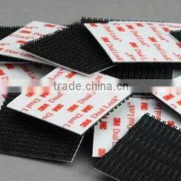 Widely used injection plastic hook and loop tape and fasteners with 3M gule