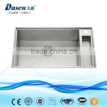 Indonesia small kitchen appliances enamel steel kitchen sink with strainer                        
                                                                                Supplier's Choice