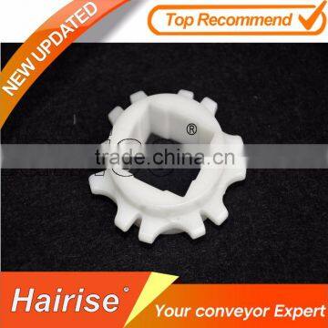 Har900 nylon plastic chain injection molding sprocket with differrnt teeth