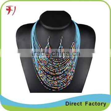 Heavy knitted chocker necklace