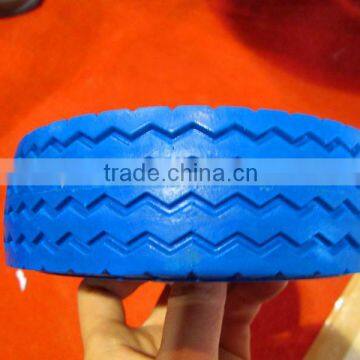 high quality PU solid tyre 6x2