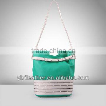 2604-2014 New arrival original design lady handbag, green shoulder bag