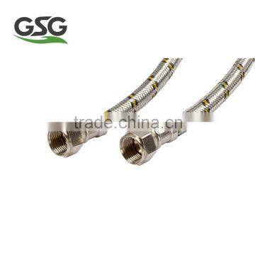 HS1850 stainless steel flexible hose with brass fittings