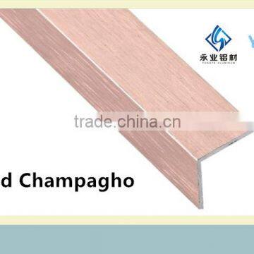 Low Price Aluminum Brushed Champagho for Ceramic Tile and Stair