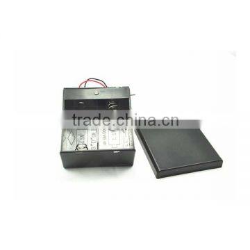 2 x D cell Battery Box Case holder with slide Cover & on/off switch for 3V