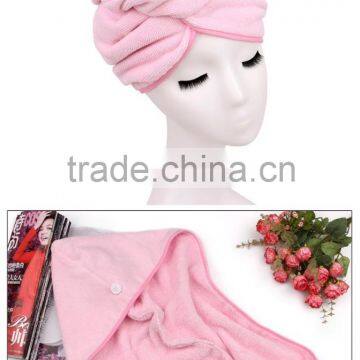 Factory OEM Hair Turban Absorbent Turban Toewl Microfiber Hairwrap photo-3