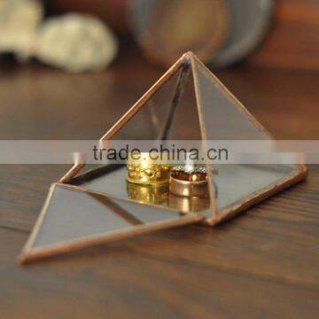 JEWELLERY BOX , PYRAMID JEWELLERY BOX, GLASS JEWELLERY BOX