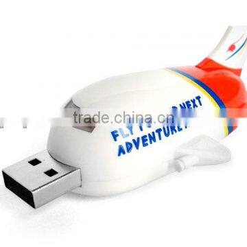 3D airplane usb drive with logo printing