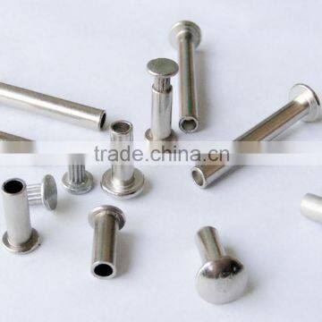 Semi Tubular / Half Hollow Round Head Steel Rivets