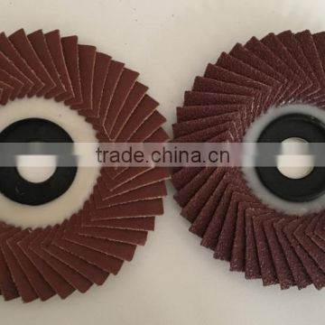 80-320grit 4inch 100mmx 16mm korea style flower-shaped flap disc aluminium oxide Flexible Flap Disc